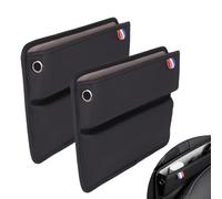 WIYETY Organizador Gap Asiento Coche: Asiento Coche Lateral Gap Filler, Caja de Almacenamiento de Asiento Delantero, Organizador de Relleno de Asiento de Coche para Smartphone, Monedero, Llave, Negro