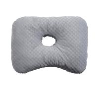 WIYETY Piercing de almohada con orificio: piercing de almohada con agujero, almohadilla para orejas perforadas para dormir de lado con orificio para la oreja, cómodo apoyo laterales almohada para el