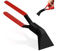 WIYETY Pinza de Plegado: 1 Pieza Mango Antideslizante Pinza para Chapas, Para Herramienta de Tejado de Acero Cromo-Vanadio, 45° (Rojo)