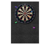 WIYETY Protector de pared de fieltro para diana (60 x 90 cm), protección de pared para diana, tablero de dardos de corcho y azulejos de pared, protección de pared para dardos, puede proteger paredes