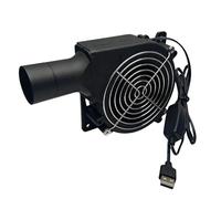 WIYETY Radiallüfter USB Soplador Ventilador: RadialFan con regulador de velocidad, ventilador de turbina de 5 V, enfriamiento para electrodomésticos, ventilador para aparatos de calefacción, barbacoa