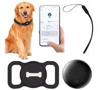 WIYETY Rastreador de mascotas compatible para Find My Mensual, diseño impermeable con protección IP67 para perros y gatos, perfecto compañero de seguridad al aire libre