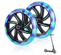 WIYETY Ruedas de repuesto para patinete de 200 mm: 2 ruedas de repuesto para patinete de ciudad, ruedas de repuesto, antideslizantes y duraderas, para todo tipo de scooters y kickscooters