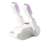 WIYETY Secador de zapatos eléctrico con pantalla digital: calentador de pies eléctrico con temporizador inteligente, zapatos flexibles ajustables, secador de botas, calefacción de zapatos de secado