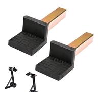 WIYETY Soporte para motocicleta, soporte de garras para adaptador de balanceo, soporte de horquilla para soporte de montaje, gancho de trípode para elevador de motocicleta (tubo cuadrado L, 1 par)