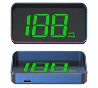 WIYETY Tacómetro digital HUD Velocímetro: GPS Beidou medidor de velocidad, interfaz USB Plug and Play, proyector de parabrisas, compatible con todos los vehículos