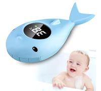 WIYETY Termómetro digital de baño para bebé: termómetro digital para bañera con luz de advertencia LED, función de advertencia de temperatura para jugar en la bañera y baño seguro para niños y niñas