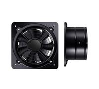 WIYETY Ventilador extractor con interruptor: ventilador de baño de metal industrial, silencioso, 600 m³/h, 6 pulgadas, potente ventilador de pared, para cocina, baño y sótano, 160 mm