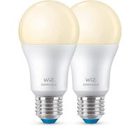 WIZ A60 Pack 2x Bombilla Inteligente LED Wi-Fi/Bluetooth E27 60W Blanco