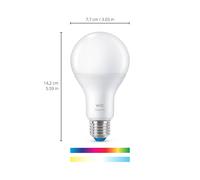 WiZ A67 bombilla LED Wi-Fi E27 13W mate RGB EC:EPREL:584551