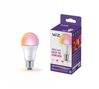 WiZ Bombilla inteligente LED A60, RGB, base E27, equivalente a 100 W, 2200-6500 K, 1521 lm, regulable, compatible con Alexa, Google Assistant y Apple HomeKit, 1 ud