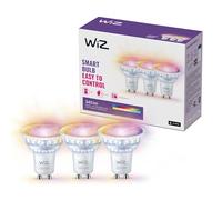 WiZ - Bombilla LED inteligente GU10 de cristal - 50W, estilo clásico en cristal, con 16 millones de colores, Wi-Fi/Bluetooth, control por voz/aplicación, funciona con Google Home, Alexa y HomeKit.
