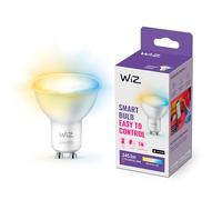 WiZ - Bombilla LED Inteligente Wi-Fi, 4,9W(Eq. 50W) GU10, Luz Blanca Cálida a Fría Regulable, con tecnología SpaceSense y compatible con Alexa y Google Home