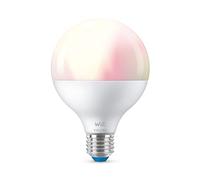 WiZ - Bombilla LED Inteligente Wi-Fi, tipo globo (G95) 11w (Eq. 75W) E27, Luz Blanca y de Colores, con tecnología SpaceSense y compatible con Alexa y Google Home