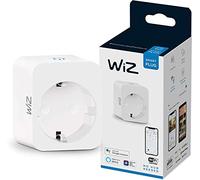 WiZ Enchufe Inteligente, Tipo F, 230V, Fácil Instalación, Enchufe Estándar, Control Inteligente, Comandos de Voz, sin Medidor de Consumo, Pack de 1