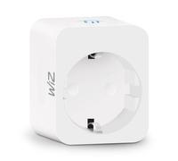 WiZ Enchufe Inteligente, Tipo F, 230V, Fácil Instalación, Enchufe Estándar, Control Inteligente, Comandos de Voz, sin Medidor de Consumo, Pack de 1