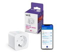WiZ Enchufe Inteligente Wi-Fi, Tipo F, 230V, 50Hz, Fácil Instalación, Certificación Matter, Control Inteligente, Comandos de Voz, Compatible con Alexa, Google Home, y Apple Home, Pack de 1