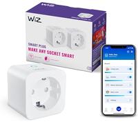 WiZ Enchufe Inteligente Wi-Fi, Tipo F, 230V, 50Hz, Fácil Instalación, Certificación Matter, Control Inteligente, Comandos de Voz, Compatible con Alexa, Google Home, y Apple Home, Pack de 4