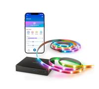 WiZ HDMI Sync Box con Retroiluminación TV 55-65" + Tira LED Inteligente | Luz Blanca y de Colores, Sincronizable con Películas, Videojuegos y Música, Control por App y Voz, Alexa, Google y Apple Home
