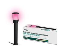 WiZ Lámpara Exterior de Poste LED Inteligente Color Baja Tensión 4.8W 400lm | Luz Blanca y de Color, Resiste al Agua e Intemperie, Tecnología SpaceSense, Control por App y Voz, Alexa, Google y Apple Home