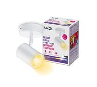 WiZ - Lámpara inteligente Imageo, Foco LED Inteligente, Luz Blanca de Cálida a Fría, con tecnología SpaceSense y compatible con Alexa y Google Home, Color Blanco