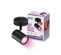 WiZ - Lámpara inteligente Imageo, Foco LED Inteligentes, Luz Blanca y de Colores, con tecnología SpaceSense y compatible con Alexa y Google Home, Color Negro