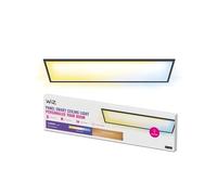 WiZ - Panel de techo negro tunable blanco: iluminación WiFi inteligente, fondo de techo rectangular, 36 W, 2700-6500 kelvin, blanco frío a blanco cálido, control por voz con Google Assistant, Siri y