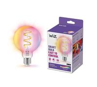 WiZ - Plafón led inteligente SuperSlim 22W a todo color, Wi-Fi, compatible con Alexa y Google Home, tecnología SpaceSense y Matter, Negro