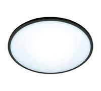 Wiz Plafón LED redondo Superslim (14 W, Ø x Al: 24,2 x 2,3 cm, Color del marco: Negro, Blanco frío)