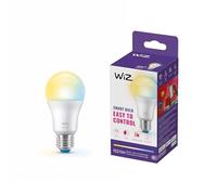 WiZ Smart LED A60 Bulb, Warm White, E27 Base, 100W, 1521 Lumens, Dimmable, Works with Alexa, Google Assistant, and Apple Home, Pack of 1