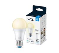 WiZ - Bombilla LED Inteligente Wi-Fi, 8W(Eq. 60W) E27 A60, Luz Blanca Cálida Regulable, con tecnología SpaceSense y compatible con Alexa y Google Home