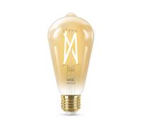 WIZ ST64 Bombilla LED E27 Wi-Fi Vintage Ámbar Blanco Cálido