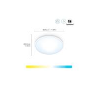 WiZ SuperSlim Plafón LED CCT Ø29cm blanco