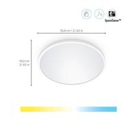 WiZ SuperSlim Plafón LED CCT Ø55cm blanco