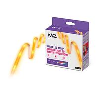 WiZ - Tira led inteligente 4m, RGB luz blanca y 16 millones de colores, conéctala vía Wi-Fi y Bluetooth, incluye alimentador, con tecnología SpaceSense y compatible con Alexa y Google Home