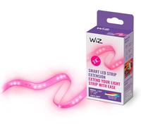 WiZ - Tira Led Inteligente, Extensión de 1m,RGB luz blanca y 16 millones de colores,conéctala vía Wi-Fi y Bluetooth,incluye alimentador,con tecnología SpaceSense y compatible con Alexa y Google Home