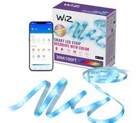 WiZ Tira LED Inteligente RGB 30m Gradiente Multicolor + Alimentador | Luz Blanca y de Colores, Tecnología SpaceSense, Control por App y Voz, Compatible con Alexa, Google y Apple Home, Recortable