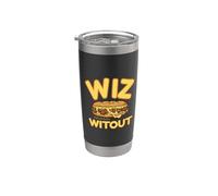 Wiz Without Philly Cheesesteak, divertida parodia de comida de Filadelfia Vaso térmico de acero inoxidable de doble pared