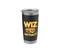 Wiz Without Philly Cheesesteak, divertida parodia de comida de Filadelfia Vaso térmico de acero inoxidable de doble pared