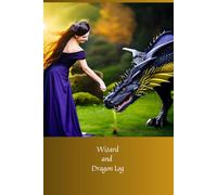 Wizard and Dragon Log: I Love Dragons. My Diary. Journal. Notebook. Children. Adults. Composition style. College ruled.