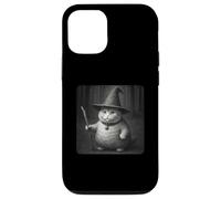 Wizard Cat Meme Funny Spooky Witch Cat Halloween Meme Carcasa para iPhone 12/12 Pro