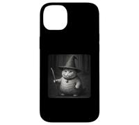 Wizard Cat Meme Funny Spooky Witch Cat Halloween Meme Carcasa para iPhone 14 Plus