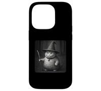 Wizard Cat Meme Funny Spooky Witch Cat Halloween Meme Carcasa para iPhone 14 Pro