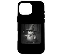 Wizard Cat Meme Funny Spooky Witch Cat Halloween Meme Carcasa para iPhone 16 Pro MAX