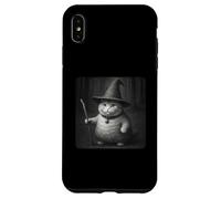 Wizard Cat Meme Funny Spooky Witch Cat Halloween Meme Carcasa para iPhone XS MAX