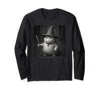 Wizard Cat Meme Funny Spooky Witch Cat Halloween Meme Manga Larga