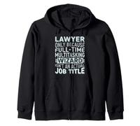 Wizard Job Title Quote - Funny Lawyer Sudadera con Capucha