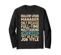 Wizard Job Title Quote - Funny Regulatory Affairs Manager Manga Larga