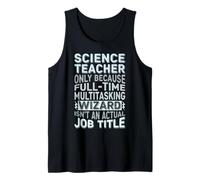 Wizard Job Title Quote - Funny Science Teacher Camiseta sin Mangas