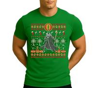 Wizard Mr Hobbit der Ringe | Ugly Christmas Christmas - Camiseta para hombre, verde, 3XL